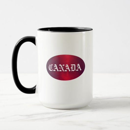 canada ovaal mok (Links)