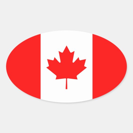 CANADA OVALE STICKER (Voorkant)
