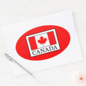 Canada Ovale Sticker (Envelop)
