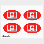 Canada Ovale Sticker (Vel)