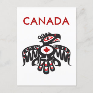 Canada Pacific Northwest Haida Vogel Lichtkleur Briefkaart