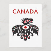 Canada Pacific Northwest Haida Vogel Lichtkleur Briefkaart (Voorkant)