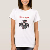 Canada Pacific Northwest Haida Vogel Lichtkleur T-shirt (Voorkant)