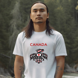 Canada Pacific Northwest Haida Vogel Lichtkleur T-shirt