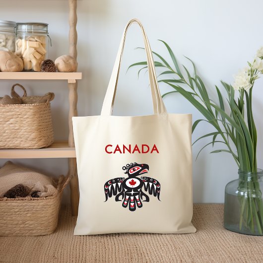 Canada Pacific Northwest Haida Vogel Lichtkleur Tote Bag