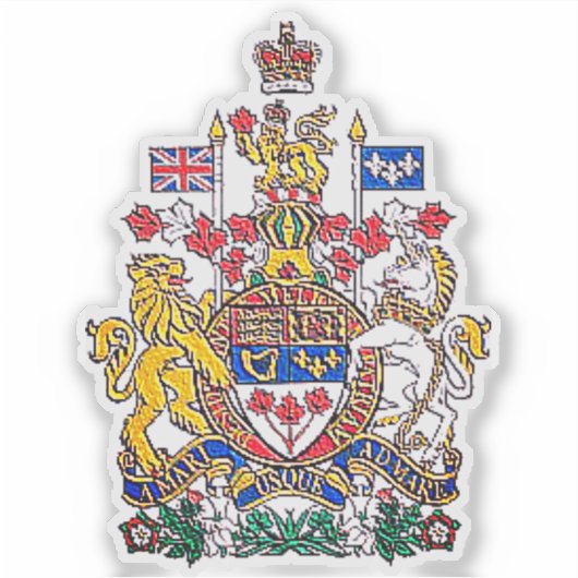 CANADA PARLEMENT ART STICKER (Voorkant)