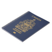 Canada paspoort notitieboek (Linkerzijde)