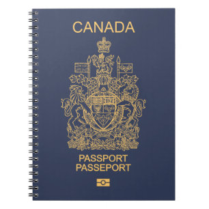 Canada paspoort notitieboek
