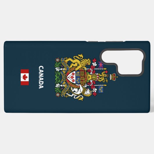 Canada paspoort telefoon geval samsung galaxy hoesje (Achterkant horizontaal)