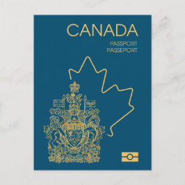 Canada passport briefkaart