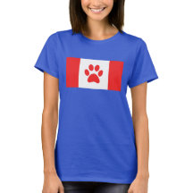 Canada Paw Flag - Funny Canadian Flag