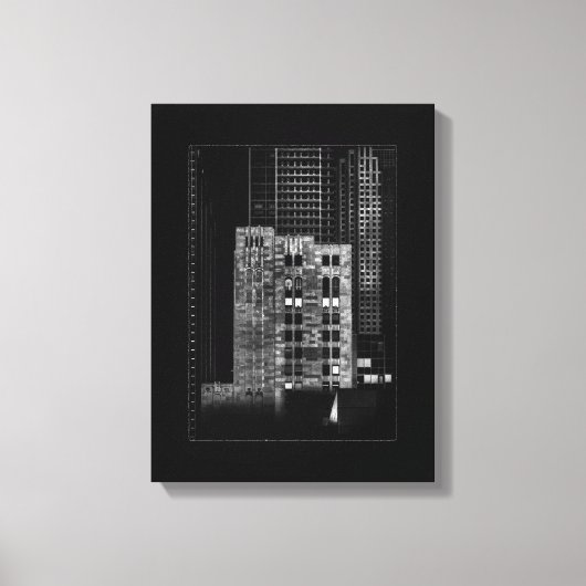 Canada Permanent Trust Building No 1 Canvas Afdruk (Voorkant)