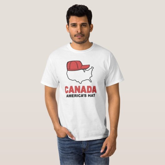 CANADA: PET VAN AMERIKA T-SHIRT (Voorkant volledig)