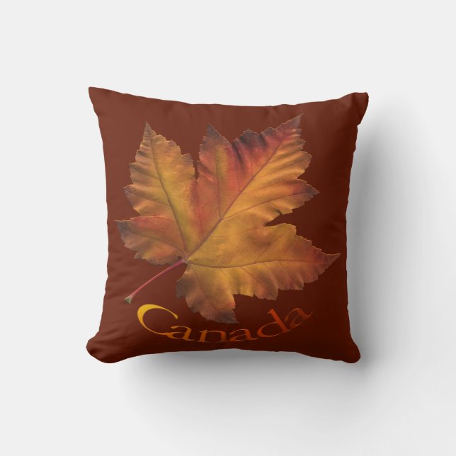 Canada Pillow - Gepersonaliseerd Canada Souvenir P Kussen (Voorkant)