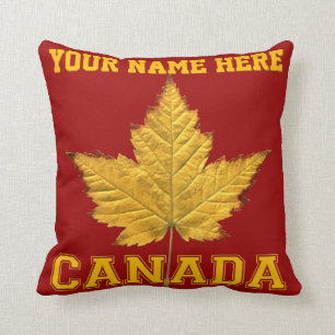 Canada Pillow Gold Canada Team Souvenir Pillow Kussen