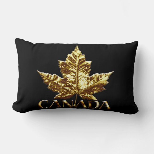 Canada Pillow Gold Canada Team Souvenir Pillow Kussen (Voorkant)