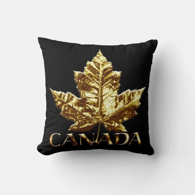 Canada Pillow Gold Canada Team Souvenir Pillow Kussen (Voorkant)