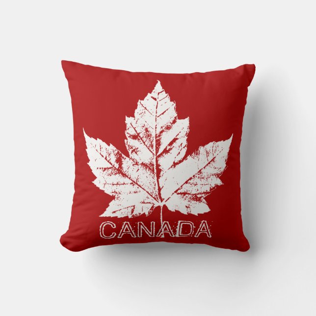 Canada Pillow Red Flag Leaf Sierkussennen & Decor Kussen (Voorkant)