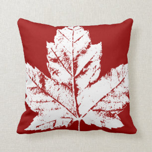 Canada Pillow Red Flag Leaf Sierkussennen & Decor Kussen