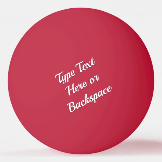 Canada Ping Pong Ball Personalized Canada Balls (Achterkant)