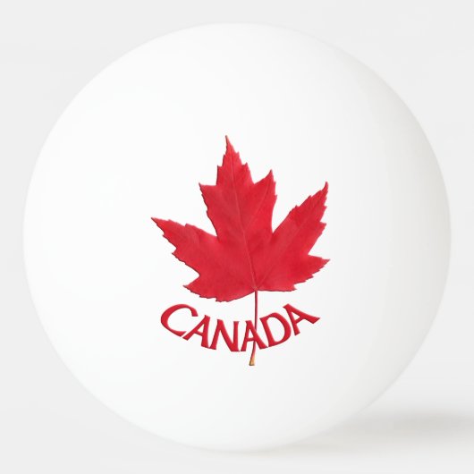 Canada Ping Pong Ball Personalized Canada Balls (Voorkant)