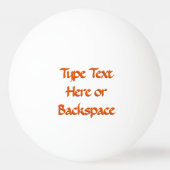 Canada Ping Pong Ball Personalized Canada Balls (Achterkant)