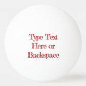 Canada Ping Pong Ball Personalized Canada Balls (Achterkant)
