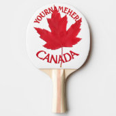 Canada Ping Pong Paddle Varsity Canada personalise Tafeltennisbatje (Voorkant)