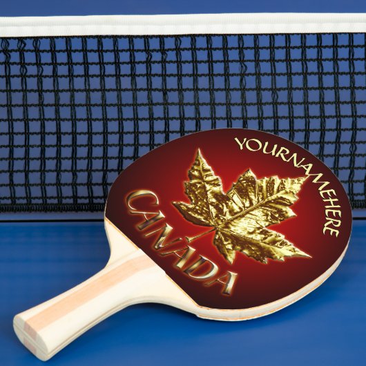Canada Ping Pong Paddles Sporty Canada Personalise Tafeltennisbatje (Insitu)