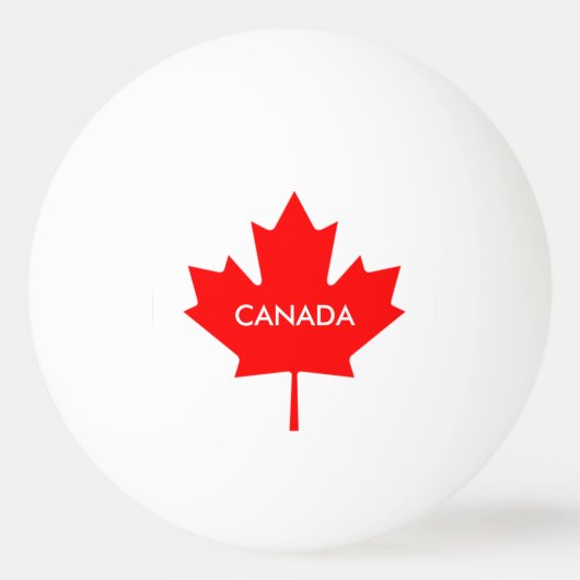canada pingpongbal (Voorkant)