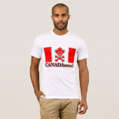 Canada Piraat Canadarrr! T-shirt Canadese trots (Voorkant volledig)
