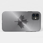Canada Platinum Maple Leaf Case-Mate iPhone Case (Achterkant (horizontaal))
