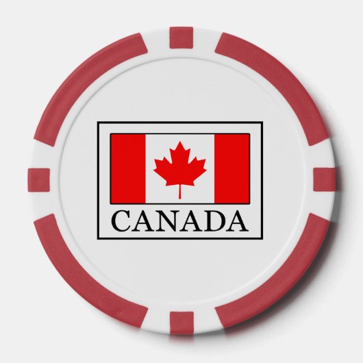 Canada Pokerchips (Voorkant)