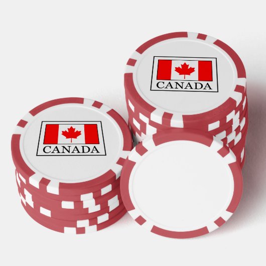 Canada Pokerchips (Opstapeling)