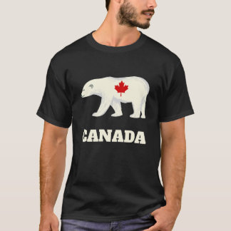 canada polair beer patriottisme sterkte maple leaf t-shirt
