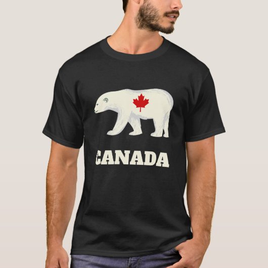 canada polair beer patriottisme sterkte maple leaf t-shirt (Voorkant)