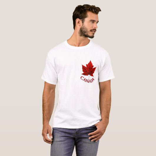 Canada Polo Shirt Canada Maple Leaf Shirt Mannen (Voorkant volledig)