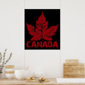 Canada Poster Canada Esdoornblad Souvenir Print (Keuken)