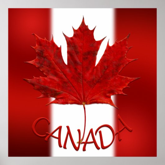 Canada Poster Canada Flag Souvenir Prints & Gifts (Voorkant)