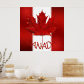 Canada Poster Canada Flag Souvenir Prints & Gifts (Keuken)