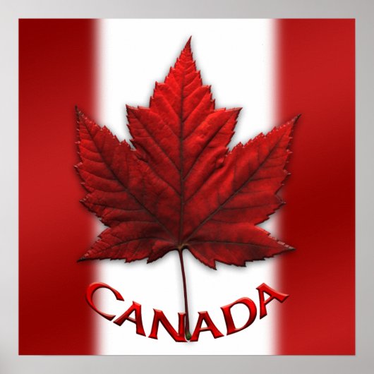 Canada Poster Canada Flag Souvenir Prints & Gifts (Voorkant)