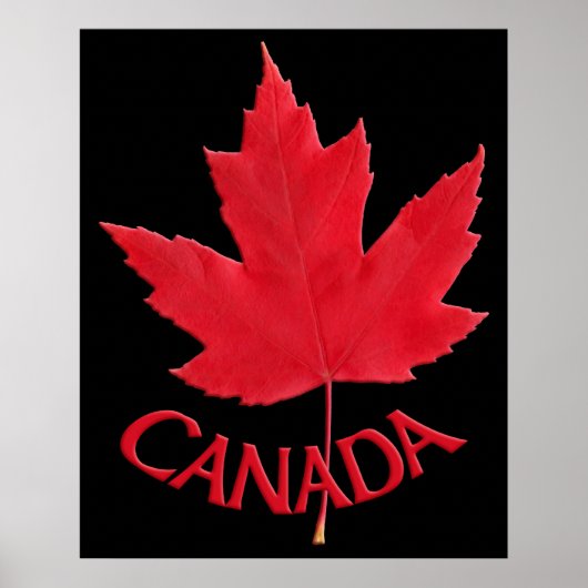 Canada Poster Canada Maple Leaf Souvenir Print (Voorkant)
