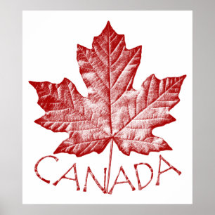 Canada Poster Canada Maple Leaf Souvenir Print