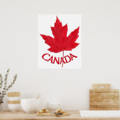 Canada Poster Canada Maple Leaf Souvenir Print (Keuken)
