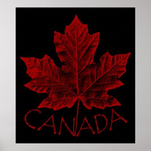 Canada Poster Canada Maple Leaf Souvenir Print (Voorkant)