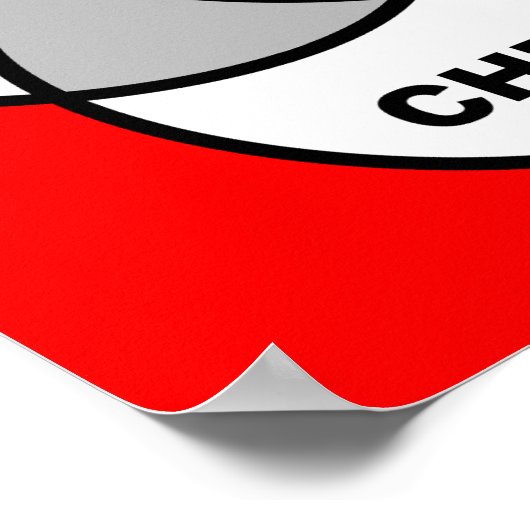 Canada Poutine Venn Diagram Funny Poster Sign (Hoek)