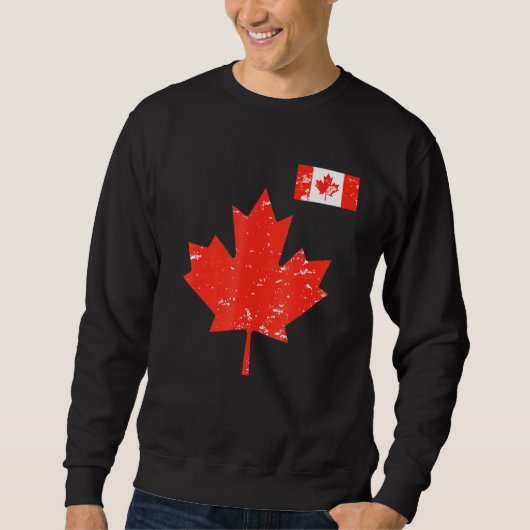 Canada Pride Canadian Maple Leaf and Flag  Trui (Voorkant)