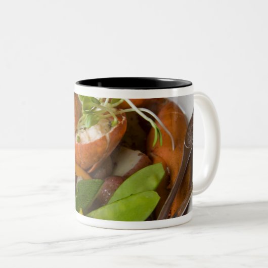 Canada, Prince Edward Island Tweekleurige Koffiemok (Voorkant rechts)