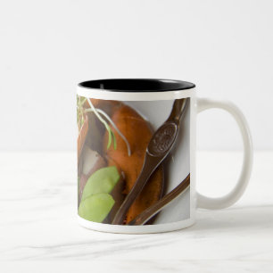 Canada, Prince Edward Island Tweekleurige Koffiemok