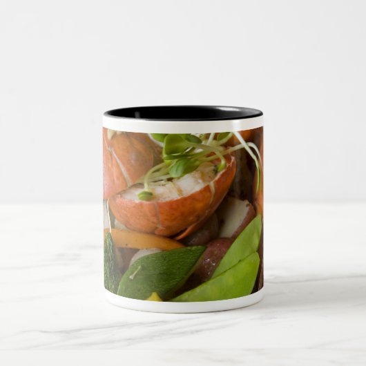 Canada, Prince Edward Island Tweekleurige Koffiemok (Center)